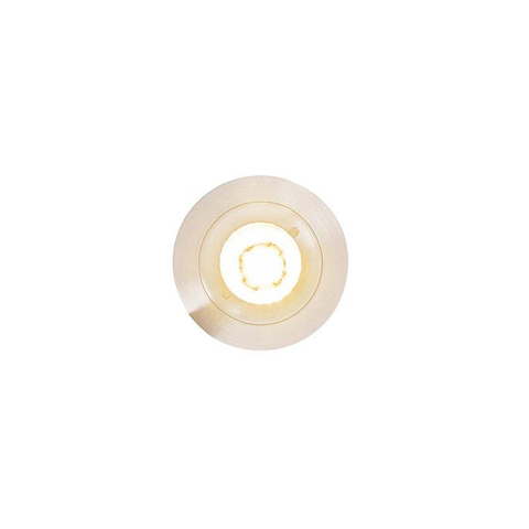 QAZQA Xena spot encastré - set de 3 - 8x8cm - IP44 - rond - acier SW1210681