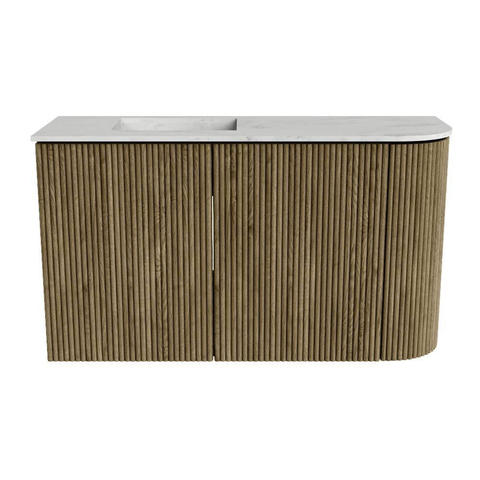 Mondiaz JOYA-DLUX 71.6cm toiletmeubel - ronding rechts kleur Dusk - Wastafel FAYE positie Links 1 kraangat kleur Opalo. SW1423351