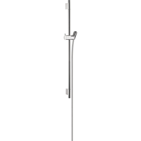 Hansgrohe Unica Glijstang S puro - 65 cm - met doucheslang - geborsteld zwart chroom SW295825