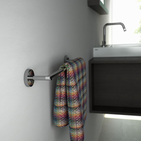 Clou Flat porte-serviettes 45cm chrome SW9752