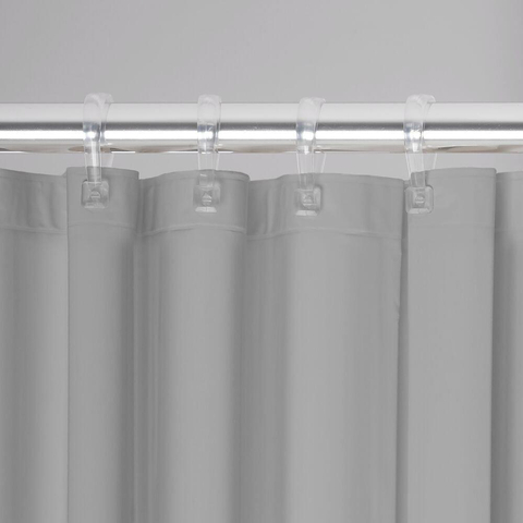 Sealskin Granada Rideau de douche PEVA 180x200 cm Gris clair SW94536