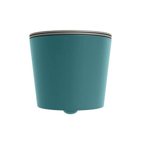 Mondiaz LAVIE WC suspendu – sans bride – 36 x 53 cm – avec abattant softclose – Smag (vert), abattant Smoke (brun clair) SW1208734
