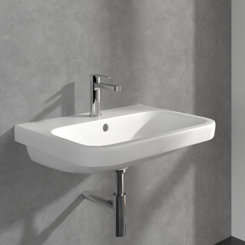 Villeroy & Boch Architectura 1 greeps wastafelkraan - zonder pop up afvoergarnituur - hoogglans chroom SW975128
