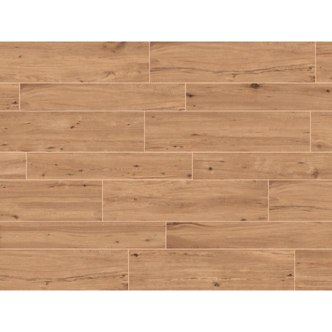 ÉCHANTILLON Terravito Darivo carreau mural et de sol - 30x121cm - 10mm - Rectangle - rectifié - aspect bois - brun mat SW736475