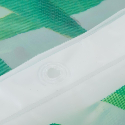 Sealskin Leaves Rideau de douche 180x200 cm PEVA Vert / Blanc SW699495