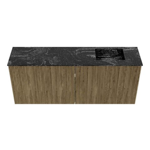 Mondiaz JOYA-DLUX 100cm toiletmeubel - kleur Dusk - Wastafel FAYE positie Rechts 1 kraangat kleur Lava. SW1423231