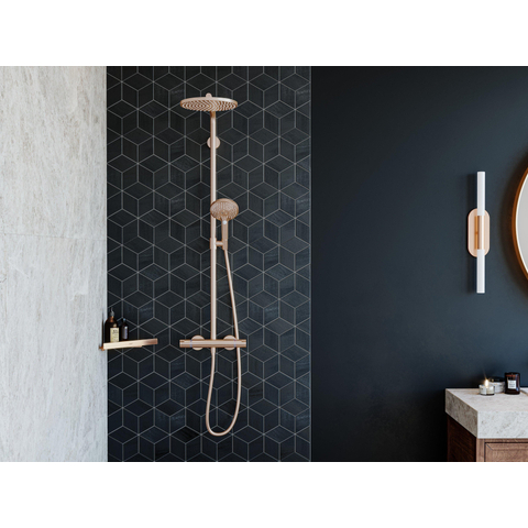 Hansgrohe AddStoris Q zeepkorf hoek - geborsteld brons SW651107