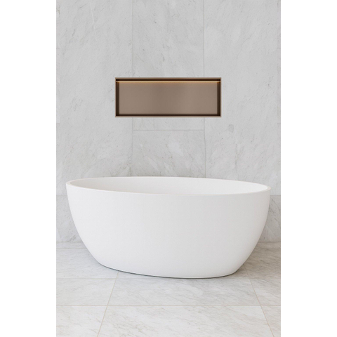 Hotbath &MORE Inbouwbox of inbouwnis - 30x80x10 - met LED - IP44 - tuscan bronze (brons) SW1246632