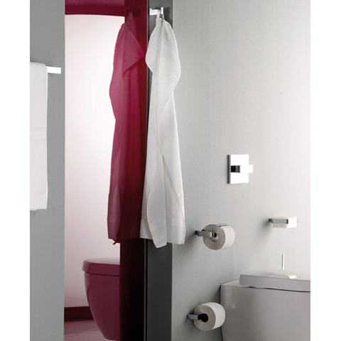 Emco Loft toiletrolhouder met klep chroom SW113946