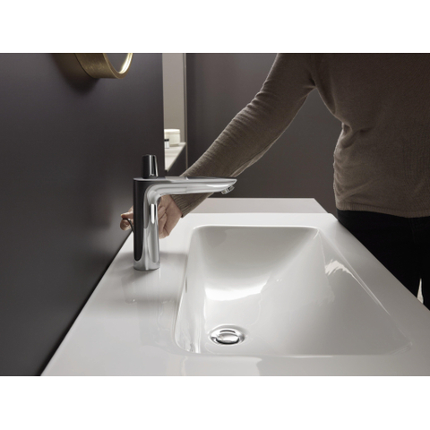 Hansgrohe Talis e 1 greeps wastafelkraan - 150 PopUp - trekwaste - hoogglans chroom SW31955