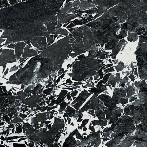 Ceralto Marvella Marble Carreau de sol - 120X120 - 6.5mm - brillant - noir SW1578947