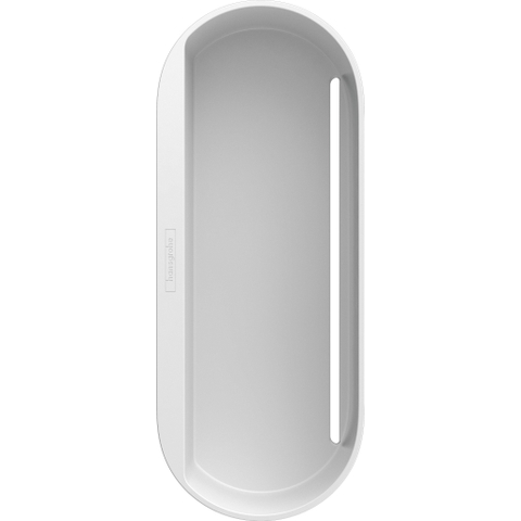 Hansgrohe Wallstoris Opbergbakje - 25x7.1x10cm - mat wit SW651295