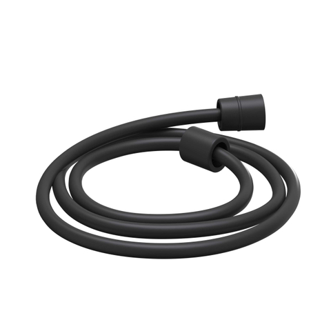 IVY Pact Ensemble de douche pluie - encastré - inverseur d’arrêt 2 voies - bras de plafond 30 cm - douche de tête mince ronde 25 cm - support avec sortie - flexible de douche 150 cm - douchette à main satin spray - Noir mat PED SW1035477