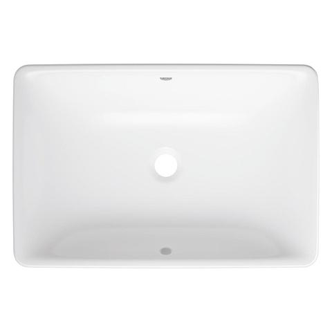Grohe Euro Ceramic Wastafel - 60x 40cm - opbouw - alpine wit SW1234883