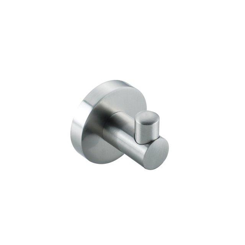Fortifura Calvi Ensemble WC - porte-balai WC - fermé - patère - porte-rouleau WC - avec clapet - inox brossé SW1381783