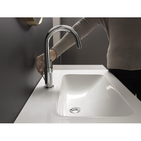 Hansgrohe Vernis Blend Eengreeps wastafelmengkraan - 210 met draaibare uitloop - met PopUp - trekwaste - hoogglans chroom SW642531