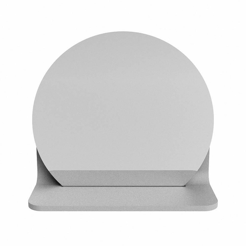 Mondiaz SPOT miroir – Ø 30 cm – avec tablette – Plata (bleu argenté) SW1235578