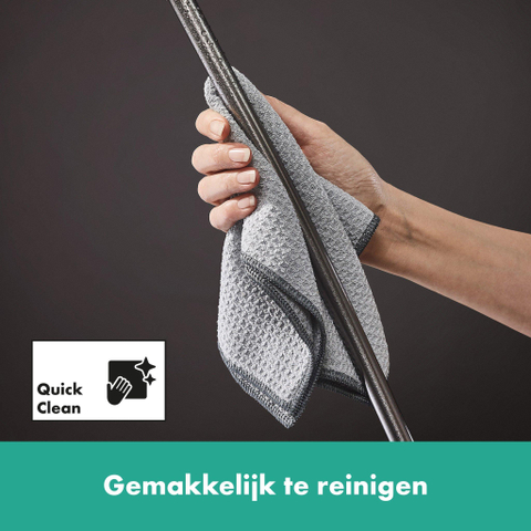Hansgrohe Isiflex B - doucheslang - 160cm - hoogglans zwart chroom SW528894