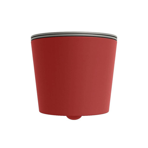 Mondiaz LAVIE WC suspendu – sans bride – 36 x 53 cm – avec abattant softclose – Fire (rouge), abattant Smoke (brun clair) SW1208728