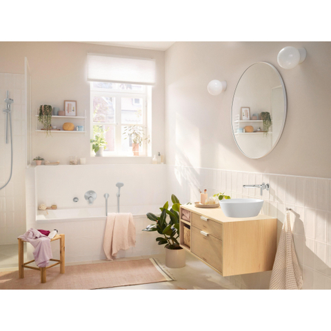 Hansgrohe Rebris s 1 greeps - inbouw badkraan - met zekerheidscombinatie chr. - hoogglans chroom SW803069