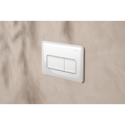 Hansgrohe IFrame Original Q Drukplaatvoor - dualflush - wit SW1406573