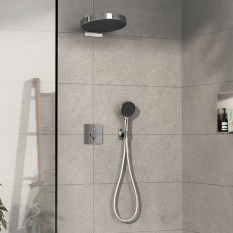 Hansgrohe ShowerSelect Comfort E Inbouw - thermostaat 2F geïntegreerde zheidscom.EN1717 - hoogglans chroom SW918145