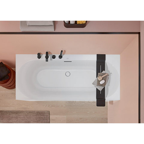 Villeroy & Boch Loop & Friends Loop duobad - 180x80cm rechthoek/binnenbad ovaal acryl - glans wit SW693634
