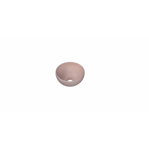 INK Otello XS vasque - 24x24x12cm Vasque de fontaine ronde porcelaine - mat poudre rose SW955797