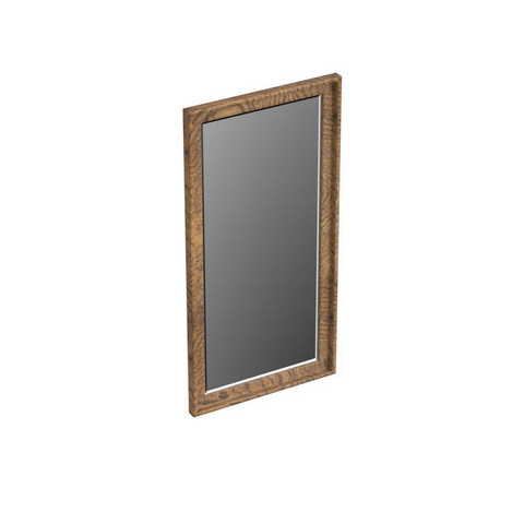 Forzalaqua Reno 2.0 miroir 40x80cm Rectangulaire sans éclairage avec cadre Chêne massif Castle Brown SW492645