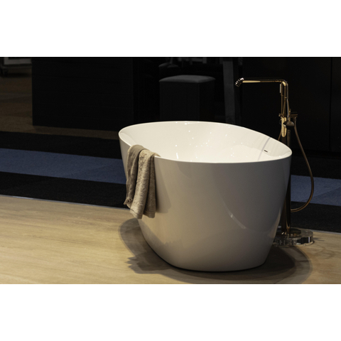 ZEZA Nicky Baignoire îlot - 170x80cm - Acrylique - siphon - blanc brillant SW276845