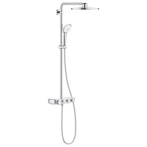GROHE Euphoria smartcontrol Regendoucheset Opbouw- hoofddouche 31cm - handdouche rond - chroom OUTLETSTORE STORE44638