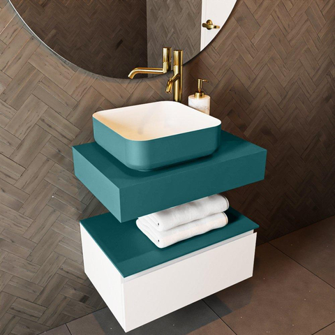 Mondiaz TOP 30 Plan sous vasque - 40x30x12cm - compatible comme plan de meuble - solid surface - Smag SW1025270