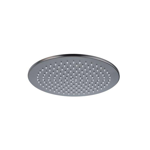 Fortifura Nebbio Ensemble de douche pluie - robinet encastré - élément encastré - coude mural de raccordement - flexible de douche métal - douchette à main barre - bras mural 35cm - douche de tête ronde - gunmetal brossé PVD SW1237967
