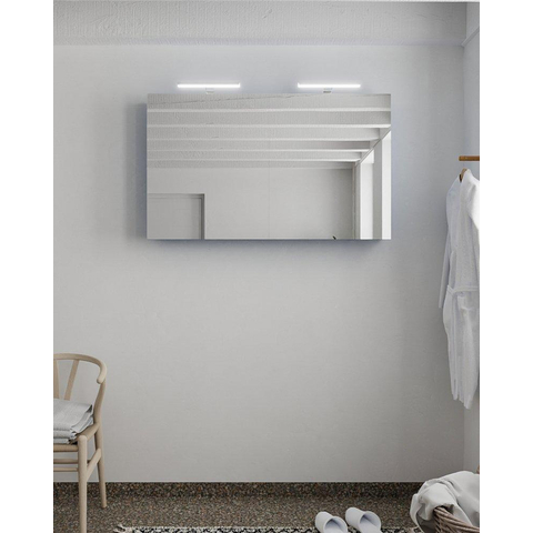 Mondiaz CUBB armoire de toilette – 120 x 70 x 18 cm – 2 portes – Jeans (bleu) SW410799
