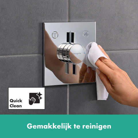 Hansgrohe DuoTurn E Inbouw mengkraan - voor 2 functies - hoogglans chroom SW918661