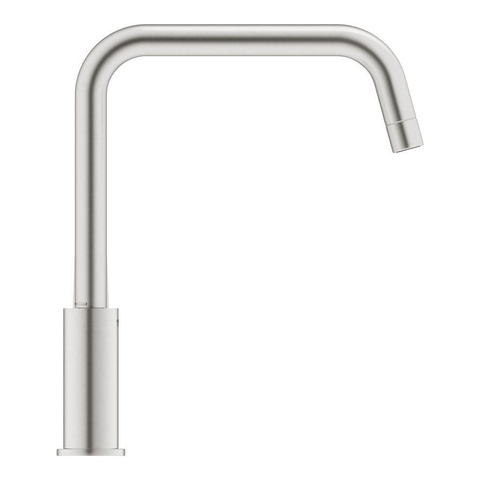 GROHE Eurosmart Mitigeur d'évier - haut - bec pivotant - aspect inox SW536420