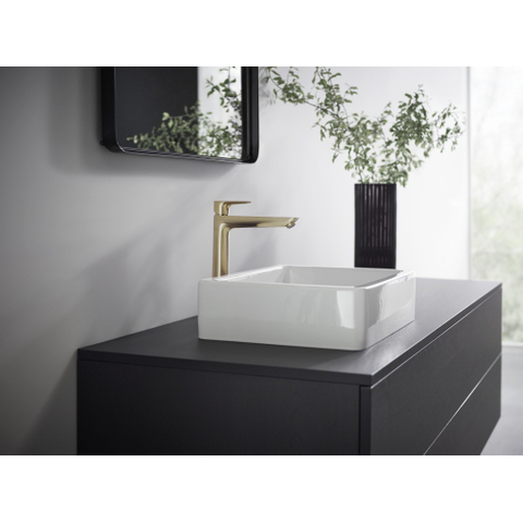 Hansgrohe Talis e 1 greeps wastafelmengkraan - 240 zo/afvoer - geborsteld brons SW528868