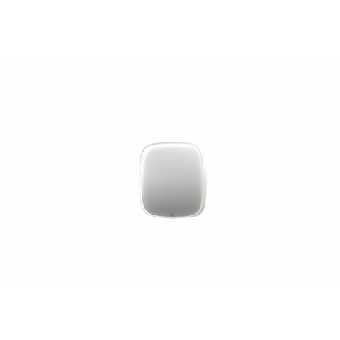 INK SP31 spiegel – 40x40 cm – directe LED rondom – spiegelverwarming – Wit mat SW956195