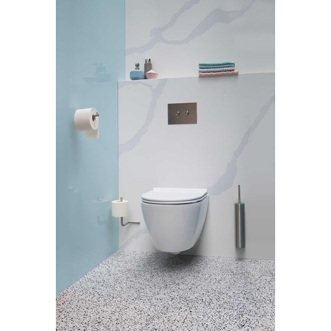 Sanindusa Sanlife hangtoilet – Rimflush spoelrandloos – diepte 56 cm – glans wit SW96855