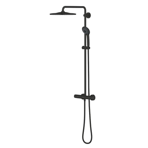 Grohe Vitalio Joy Shower System Douchesysteem - met thermostaatkraan - matte black (mat zwart) SW1440575