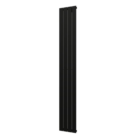 Plieger Cavallino Retto radiateur design vertical simple raccordement central 2000x298mm 666W noir mat SW224473