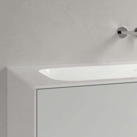 Villeroy & Boch finion meubelwastafel - 120x50cm - zonder kraangat - zonder overloop CeramicPlus - White Alpine (glans wit) SW209392