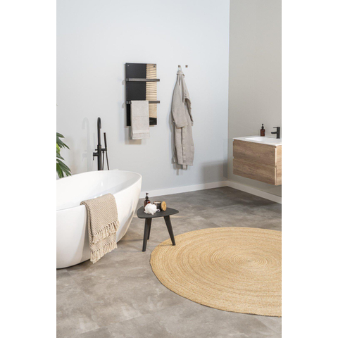 Eurom Sani 400 Comfort Panneau infrarouge salle de bains 83.5x48.1cm Wifi 400watt Verre Noir SW481879