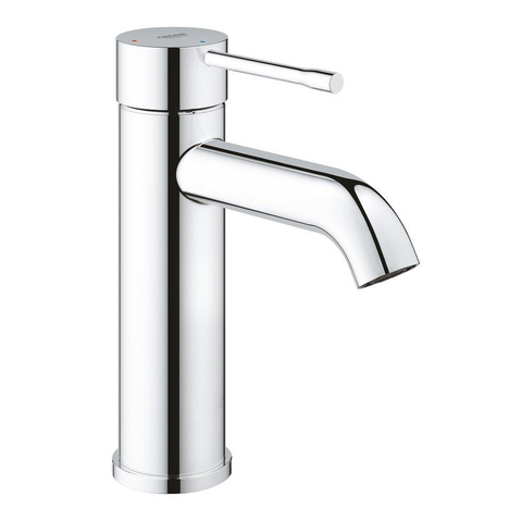 GROHE Essence New Robinet de lavabo à poser - bec 11,6cm - taille S - vidage push-open - chromé SW115547