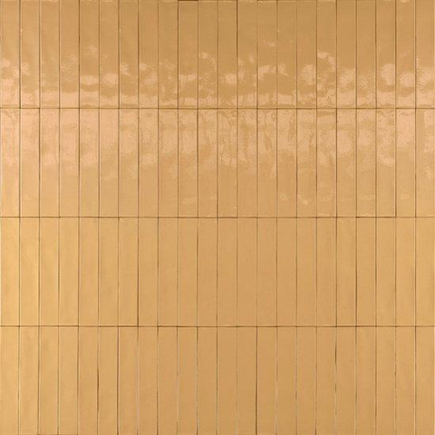 ÉCHANTILLON Ceralto Serrata Slate Carrelage sol et mur - 5X30cm - 10mm - Rectangle - Giallo Brillant SW1220903
