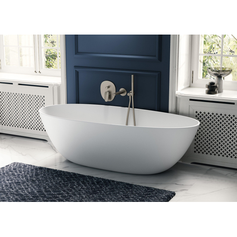 Villeroy & Boch Antao Vrijstaand bad - 170x75cm - zonder afvoer - Stone White (mat wit) SW957901