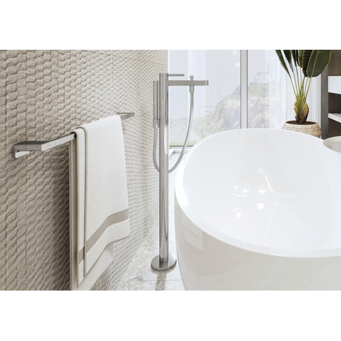 Hansgrohe Finoris Badkraan - vrijstaand - met douchegarnituur - hoogglans chroom SW651144