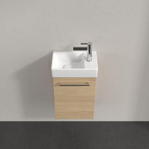 Villeroy & Boch Avento wastafelonderbouwkast - 1 deur - 34x51.4x20.2cm links - Nordic Oak (hout) SW448534
