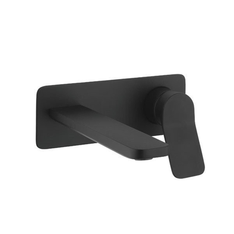 Crosswater Glide II Inbouw wastafelkraan - 20cm uitloop - met hendel - mat zwart SW648382