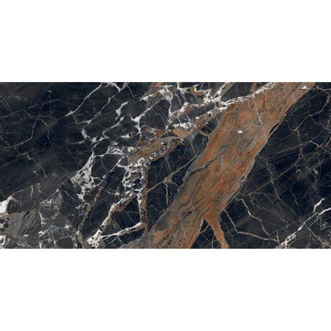 ÉCHANTILLON Ceralto Alabro Vein Carrelage sol et mur 60x120cm 6mm rectifié porcellanato Ombre Caravage SW976534